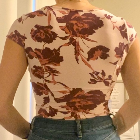 Intimately Free People Floral Wowzers Bodysuit XS - Picture 9 of 9